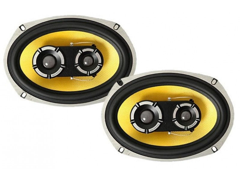 Vibe Audio BA69 BlackAir 69 6x9 inch 3-Way 525w 525 Watts Car Rear Parcel Shelf Coaxial Speakers Pair 