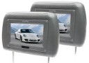 In Phase DVD Player and 2 Headrest 7″ Screen Package Bundle IVM7PK Grey